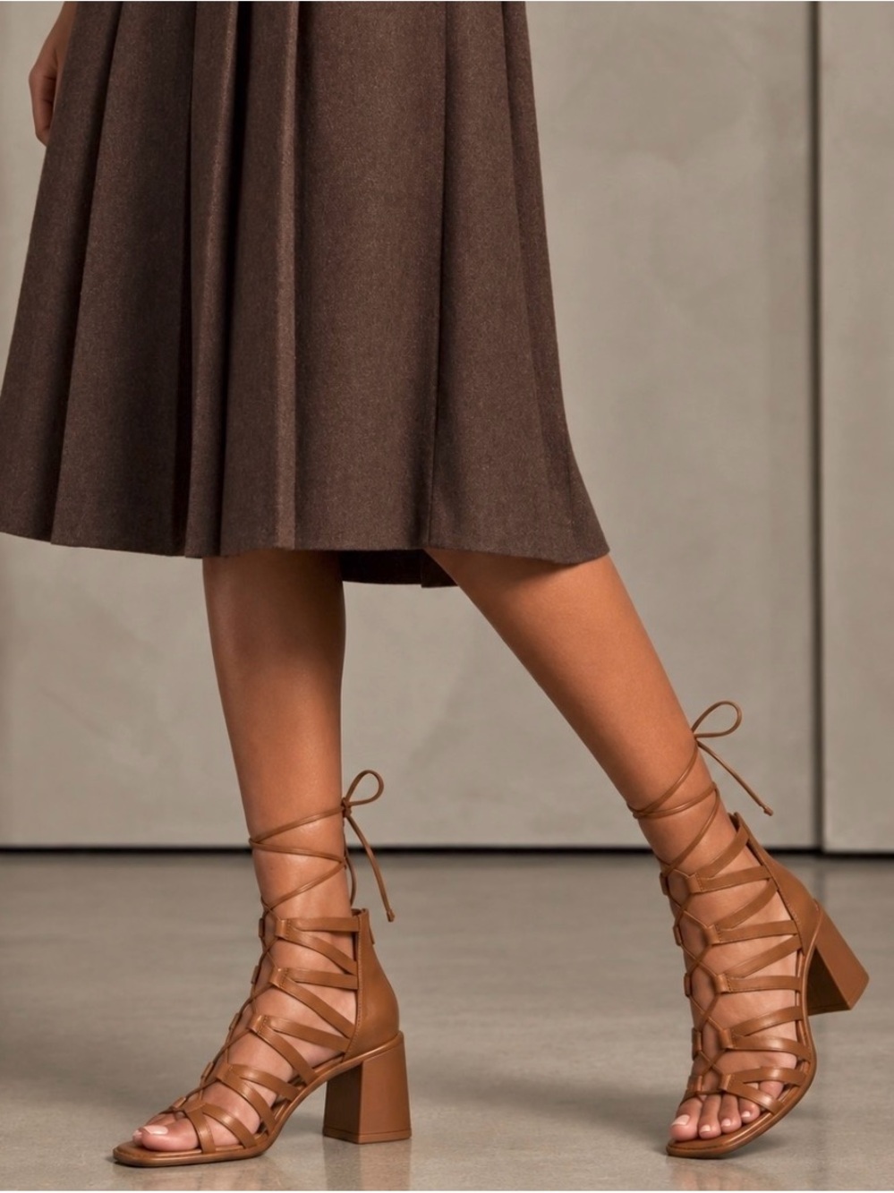 STEVE MADDEN Cherri Tan Leather